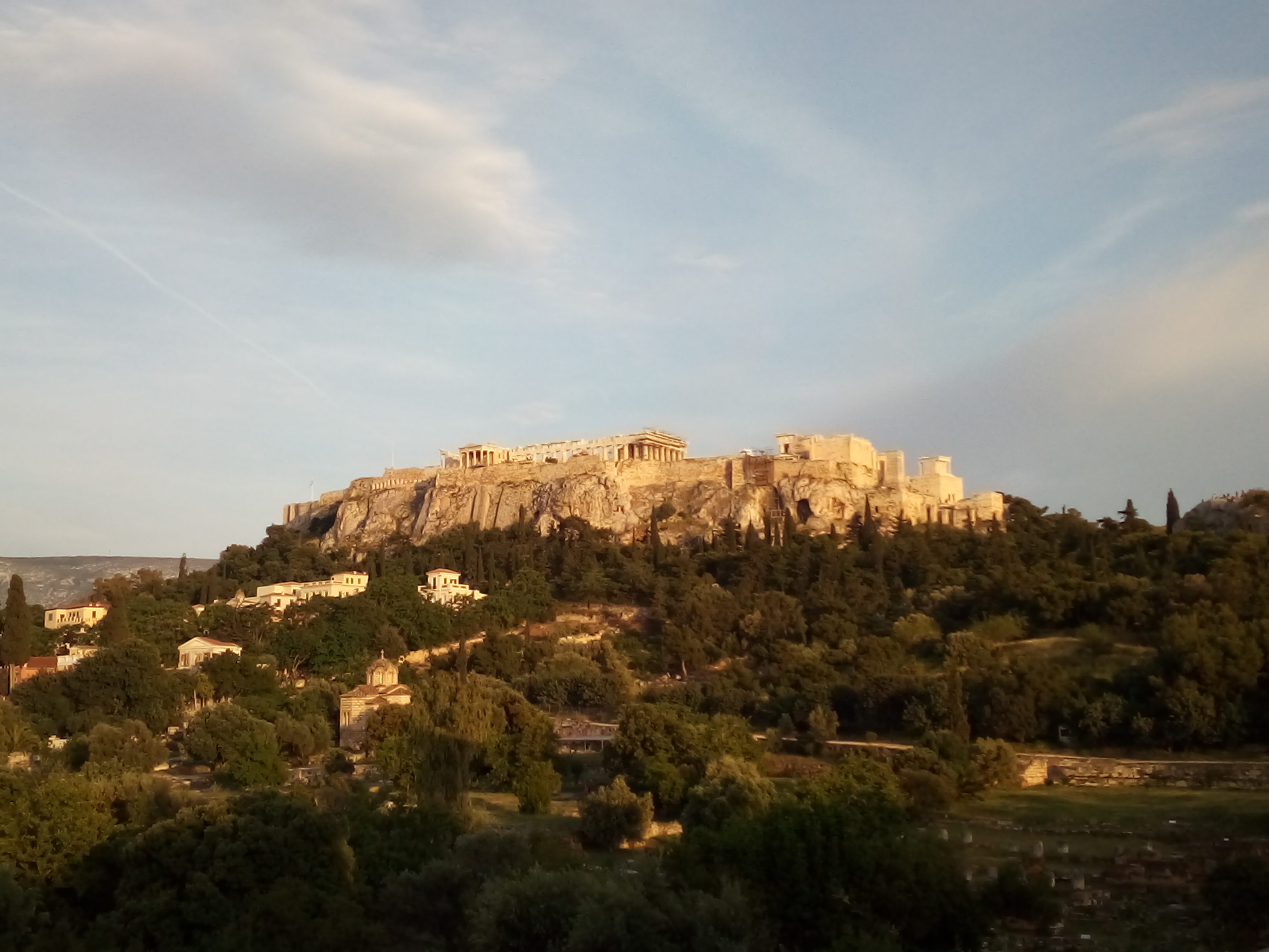 Acropolis in the sunset